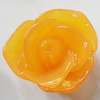 Resin Cabochons, NO Hole Headwear & Costume Accessory, Flower, About 24mm in diameter, Sold by Bag