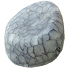 Crackle Acrylic Beads, Frosted Surface Effect ,30x32mm, Hole:Approx 2mm, Sold by Bag