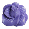 Resin Cabochons, NO Hole Headwear & Costume Accessory, Flower, About 26x25mm in diameter, Sold by Bag