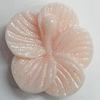 Resin Cabochons, NO Hole Headwear & Costume Accessory, Flower, About 24x22mm in diameter, Sold by Bag