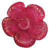 Resin Cabochons, NO Hole Headwear & Costume Accessory, Flower, About 17mm in diameter, Sold by Bag