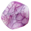 Crackle Acrylic Beads ,Frosted Surface Effect, Flat round, 36x6mm, Hole:Approx 2mm, Sold by Bag