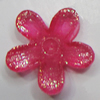 Resin Cabochons, NO Hole Headwear & Costume Accessory, Flower, About 15mm in diameter, Sold by Bag