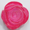 Resin Cabochons, NO Hole Headwear & Costume Accessory, Flower, About 23mm in diameter, Sold by Bag