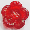 Resin Cabochons, NO Hole Headwear & Costume Accessory, Flower, About 23mm in diameter, Sold by Bag