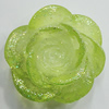 Resin Cabochons, NO Hole Headwear & Costume Accessory, Flower, About 19mm in diameter, Sold by Bag