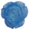 Resin Cabochons, NO Hole Headwear & Costume Accessory, Flower, About 18mm in diameter, Sold by Bag