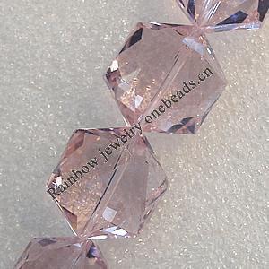 Glass Crystal Beads, Faceted Polygon 20x18mm Hole:1mm, Sold by Bag