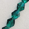 Glass Crystal Beads, Faceted Polygon 16x15mm Hole:1mm, Sold by Bag