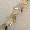 Glass Crystal Beads, 18x16mm Hole:1mm, Sold by Bag