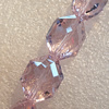 Glass Crystal Beads, Faceted Polygon 18x18mm Hole:1mm, Sold by Bag