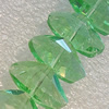 Glass Crystal Beads, Nugget 18x12mm Hole:1mm, Sold by Bag