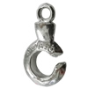 Copper Toggle Clasps Jewelry Findings Lead-free Platina Plated, 22x12mm Hole:3mm, Sold by Bag