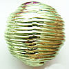 Painted Acrylic Beads, Lustrous, Oval, 27x25mm, Hole:About 3mm, Sold by Bag