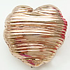 Painted Acrylic Beads, Lustrous, Heart, 28x28mm, Hole:About 3mm, Sold by Bag