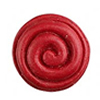 Cinnabar Beads, Carved Coin with Swirl Design, 19x12mm, Sold by PC