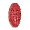 Cinnabar Beads, Carved, Oval with Flower, 21x11mm, Sold by PC