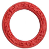 Cinnabar Beads, Carved, Donut, 37x37x6mm, Inner Diameter: 25mm, Sold by PC