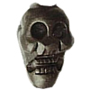 Cinnabar Beads, Carved, Skull, 34x20mm, Sold by PC