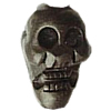 Cinnabar Beads, Carved, Skull, 38x23mm, Sold by PC