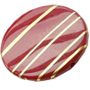 Gold Drawbench ,Solid Acrylic Bead ,Flat round, 32x5mm, Hole:Approx 1mm, Sold by Bag