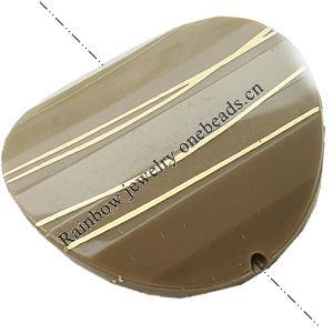 Gold Drawbench ,Solid Acrylic Bead ,Faced Flat round ,10x35mm, Hole:Approx 1mm Sold by Bag