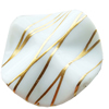 Gold Drawbench, Solid Acrylic Bead ,Flat round ,36x6mm ,Hole:Approx 2mm, Sold by Bag