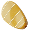 Gold Drawbench ,Solid Acrylic Bead, 21x38x5mm ,Hole:Approx 1mm, Sold by Bag