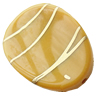 Gold Drawbench, Solid Acrylic Bead ,Flat Oval, 20x30x4mm ,Hole:Approx 1mm, Sold by Bag