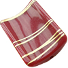 Gold Drawbench ,Solid Acrylic Bead ,Rectangle, 20x27x4mm, Hole:Approx 1mm, Sold by Bag