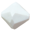 Solid Acrylic Beads, Faceted Bicone, 26mm Hole:3mm, Sold by Bag