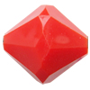 Solid Acrylic Beads, Faceted Bicone, 18x16mm Hole:3mm, Sold by Bag