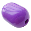 Solid Acrylic Beads, Oval, 28x19mm Hole:4mm, Sold by Bag