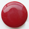Solid Acrylic Beads, Flat Round, 28x10mm Hole:1mm, Sold by Bag