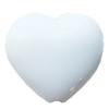 Solid Acrylic Beads, Heart, 24x22x9mm Hole:3mm, Sold by Bag