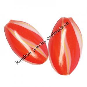 Lampwork Blown Vessels Beads, 12X20mm, Sold by PC