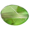 Painted Acrylic Beads, Twist Flat Oval 46x34mm, Hole:1.5mm, Sold by Bag