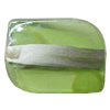 Painted Acrylic Beads, 43x32mm, Hole:2mm, Sold by Bag