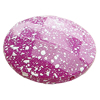 Painted(spray-paint) Acrylic Beads,Flat round, 35x10mm, Hole:Approx 2mm, Sold by Bag