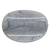 Imitate Gemstone Acrylic Beads, Twist Flat Oval 40x30mm Hole:2mm, Sold by Bag