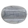 Imitate Gemstone Acrylic Beads, Twist Flat Oval 40x30mm Hole:2mm, Sold by Bag