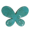 Imitate Gemstone Acrylic Beads, Butterfly 45x33mm Hole:2.5mm, Sold by Bag