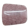 Imitate Gemstone Acrylic Beads, Twist Trapezia 31x28mm Hole:2.5mm, Sold by Bag