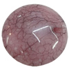 Imitate Gemstone Acrylic Beads, Flat Round 25mm Hole:2mm, Sold by Bag