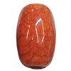 Imitate Gemstone Acrylic Beads, Oval 27x17mm Hole:3.5mm, Sold by Bag