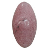 Imitate Gemstone Acrylic Beads, Flat Oval 39x21mm Hole:1.5mm, Sold by Bag