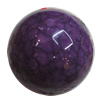 Imitate Gemstone Acrylic Beads, Round 16mm Hole:2.5mm, Sold by Bag