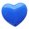 Solid Acrylic Beads, Heart, 26x25x10mm Hole:2mm, Sold by Bag