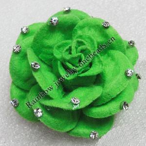 Artificial Flower Heads, Can be used for Hair Clip and Other Decorations, 100mm in Diameter, Sold by PC