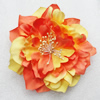 Artificial Flower Heads, Can be used for Hair Clip and Other Decorations, 120mm in Diameter, Sold by PC